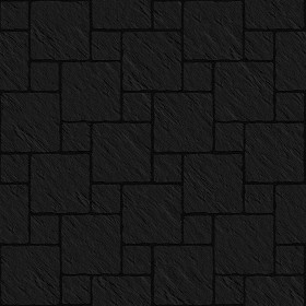 Textures   -   ARCHITECTURE   -   PAVING OUTDOOR   -   Pavers stone   -   Blocks mixed  - Pavers stone mixed size texture seamless 06121 - Specular