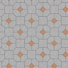 Textures   -   ARCHITECTURE   -   PAVING OUTDOOR   -   Concrete   -  Blocks mixed - Paving concrete mixed size texture seamless 05595