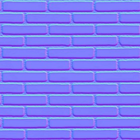 Textures   -   ARCHITECTURE   -   BRICKS   -   Colored Bricks   -   Smooth  - Texture colored bricks smooth seamless 00085 - Normal