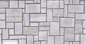 Textures   -   ARCHITECTURE   -   STONES WALLS   -   Claddings stone   -  Exterior - travertine wall cladding texture seamless 21421