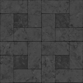 Textures   -   ARCHITECTURE   -   TILES INTERIOR   -   Marble tiles   -   Black  - Black and white marble tile texture seamless 14145 - Specular