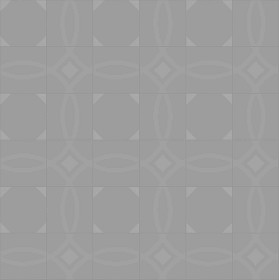 Textures   -   ARCHITECTURE   -   TILES INTERIOR   -   Cement - Encaustic   -   Cement  - Cement concrete tile texture seamless 13349 - Displacement