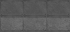 Textures   -   ARCHITECTURE   -   CONCRETE   -   Plates   -   Clean  - Concrete clean plates wall texture seamless 01657 - Displacement