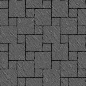Textures   -   ARCHITECTURE   -   PAVING OUTDOOR   -   Pavers stone   -   Blocks mixed  - Pavers stone mixed size texture seamless 06122 - Displacement