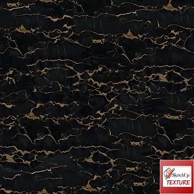 Textures   -   ARCHITECTURE   -   MARBLE SLABS   -  Black - Black marble portoro gold PBR texture seamless 21746
