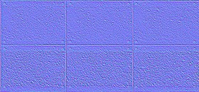 Textures   -   ARCHITECTURE   -   CONCRETE   -   Plates   -   Clean  - Concrete clean plates wall texture seamless 01658 - Normal