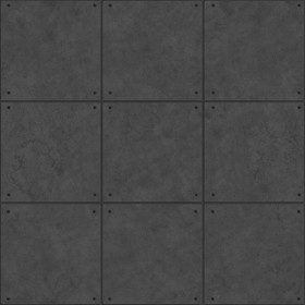 Textures   -   ARCHITECTURE   -   CONCRETE   -   Plates   -   Dirty  - Concrete dirt plates wall texture seamless 01747 - Displacement