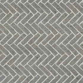 Textures   -   ARCHITECTURE   -   PAVING OUTDOOR   -   Concrete   -   Herringbone  - Concrete paving herringbone outdoor texture seamless 05825 (seamless)