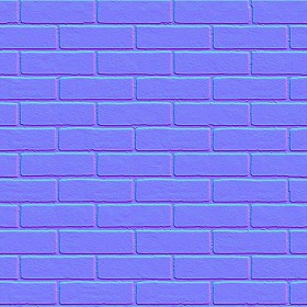 Textures   -   ARCHITECTURE   -   BRICKS   -   Facing Bricks   -   Smooth  - Facing smooth bricks texture seamless 00285 - Normal