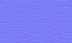 Textures   -   ARCHITECTURE   -   BRICKS   -   Dirty Bricks  - Old dirty bricks texture seamless 19774 - Normal