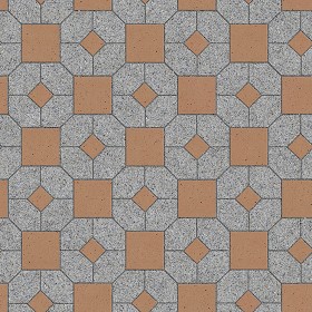 Textures   -   ARCHITECTURE   -   PAVING OUTDOOR   -   Concrete   -  Blocks mixed - Paving concrete mixed size texture seamless 05597