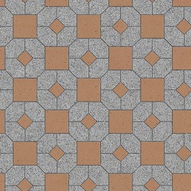 Textures   -   ARCHITECTURE   -   PAVING OUTDOOR   -   Concrete   -   Blocks mixed  - Paving concrete mixed size texture seamless 05597 (seamless)