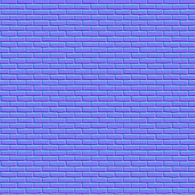 Textures   -   ARCHITECTURE   -   BRICKS   -   Facing Bricks   -   Rustic  - Rustic bricks texture seamless 00209 - Normal