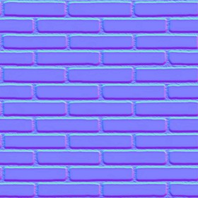 Textures   -   ARCHITECTURE   -   BRICKS   -   Colored Bricks   -   Smooth  - Texture colored bricks smooth seamless 00087 - Normal