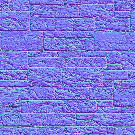 Textures   -   ARCHITECTURE   -   STONES WALLS   -   Stone blocks  - Wall stone with regular blocks texture seamless 08328 - Normal