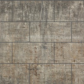 Textures   -   ARCHITECTURE   -   CONCRETE   -   Plates   -  Dirty - Concrete dirt plates wall texture seamless 01748