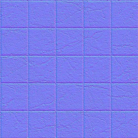 Textures   -   ARCHITECTURE   -   PAVING OUTDOOR   -   Concrete   -   Blocks damaged  - Concrete paving outdoor damaged texture seamless 05516 - Normal