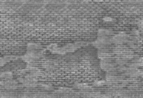 Textures   -   ARCHITECTURE   -   BRICKS   -   Damaged bricks  - Damaged bricks texture seamless 00138 - Displacement