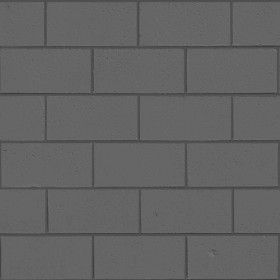 Textures   -   ARCHITECTURE   -   CONCRETE   -   Plates   -   Clean  - Painted concrete clean plates wall texture seamless 01659 - Displacement