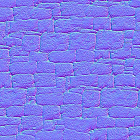 Textures   -   ARCHITECTURE   -   STONES WALLS   -   Stone blocks  - Wall stone with regular blocks texture seamless 08329 - Normal