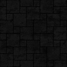 Textures   -   ARCHITECTURE   -   PAVING OUTDOOR   -   Concrete   -   Blocks damaged  - Concrete paving outdoor damaged texture seamless 05517 - Specular