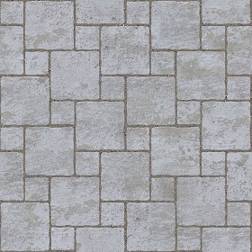 Textures   -   ARCHITECTURE   -   PAVING OUTDOOR   -   Concrete   -  Blocks damaged - Concrete paving outdoor damaged texture seamless 05517