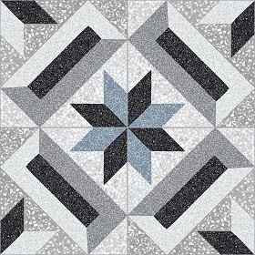 Textures   -   ARCHITECTURE   -   TILES INTERIOR   -  Terrazzo - terrazzo cementine tiles pbr texture seamless 22098