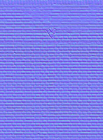 Textures   -   ARCHITECTURE   -   BRICKS   -   Colored Bricks   -   Rustic  - Texture colored bricks rustic seamless 00038 - Normal