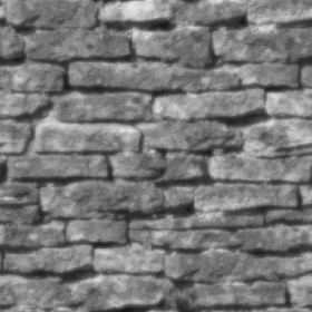 Textures   -   ARCHITECTURE   -   STONES WALLS   -   Stone blocks  - Wall stone with regular blocks texture seamless 08330 - Displacement