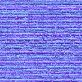 Textures   -   ARCHITECTURE   -   BRICKS   -   Colored Bricks   -   Rustic  - black brick wall PBR texture seamless 22021 - Normal