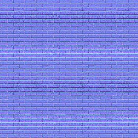 Textures   -   ARCHITECTURE   -   BRICKS   -   Facing Bricks   -   Rustic  - Rustic bricks texture seamless 00212 - Normal