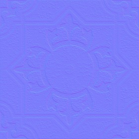 Textures   -   ARCHITECTURE   -   TILES INTERIOR   -   Terrazzo  - terrazzo cementine tiles pbr texture seamless 22099 - Normal
