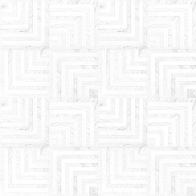 Textures   -   ARCHITECTURE   -   TILES INTERIOR   -   Marble tiles   -   Marble geometric patterns  - White and brown marble tile optical effect texture seamless 21150 - Ambient occlusion