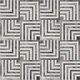 Textures   -   ARCHITECTURE   -   TILES INTERIOR   -   Marble tiles   -  Marble geometric patterns - White and brown marble tile optical effect texture seamless 21150