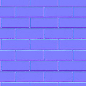 Textures   -   ARCHITECTURE   -   BRICKS   -   White Bricks  - White bricks texture seamless 00528 - Normal