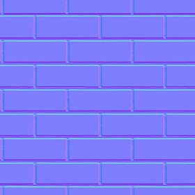 Textures   -   ARCHITECTURE   -   BRICKS   -   White Bricks  - White bricks texture seamless 00528 - Normal