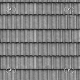 Textures   -   ARCHITECTURE   -   ROOFINGS   -   Clay roofs  - Clay roofing Cote de Beaune texture seamless 03343 - Displacement