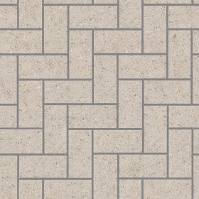 Textures   -   ARCHITECTURE   -   PAVING OUTDOOR   -   Concrete   -  Herringbone - Concrete paving herringbone outdoor texture seamless 05796