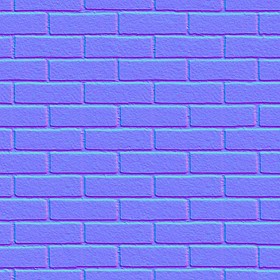 Textures   -   ARCHITECTURE   -   BRICKS   -   Facing Bricks   -   Smooth  - Facing smooth bricks texture seamless 00253 - Normal
