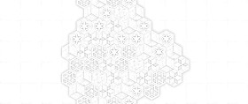 Textures   -   ARCHITECTURE   -   TILES INTERIOR   -   Hexagonal mixed  - Hexagonal tile texture seamless 16868 - Ambient occlusion