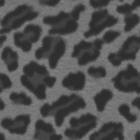 Textures   -   MATERIALS   -   FUR ANIMAL  - Leopard faux fake fur animal texture seamless 09554 - Displacement