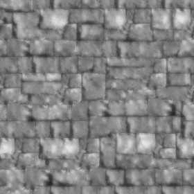 Textures   -   ARCHITECTURE   -   STONES WALLS   -   Stone blocks  - Wall stone with regular blocks texture seamless 08296 - Displacement