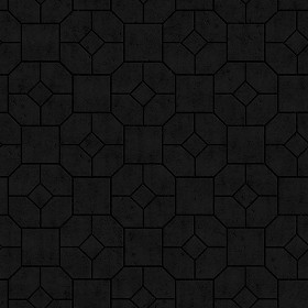 Textures   -   ARCHITECTURE   -   PAVING OUTDOOR   -   Concrete   -   Blocks mixed  - Paving concrete mixed size texture seamless 05601 - Specular