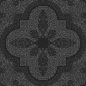 Textures   -   ARCHITECTURE   -   TILES INTERIOR   -   Terrazzo  - terrazzo cementine tiles pbr texture seamless 22100 - Specular