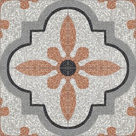Textures   -   ARCHITECTURE   -   TILES INTERIOR   -  Terrazzo - terrazzo cementine tiles pbr texture seamless 22100