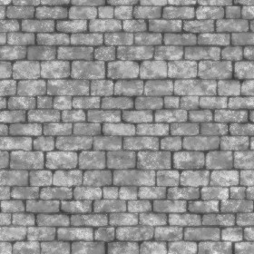 Textures   -   ARCHITECTURE   -   STONES WALLS   -   Stone blocks  - Wall stone with regular blocks texture seamless 08332 - Displacement