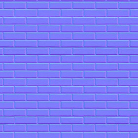 Textures   -   ARCHITECTURE   -   BRICKS   -   White Bricks  - White bricks texture seamless 00529 - Normal