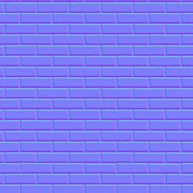 Textures   -   ARCHITECTURE   -   BRICKS   -   White Bricks  - White bricks texture seamless 00529 - Normal