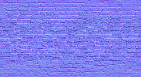 Textures   -   ARCHITECTURE   -   BRICKS   -   Damaged bricks  - Damaged bricks texture seamless 00142 - Normal
