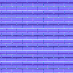 Textures   -   ARCHITECTURE   -   BRICKS   -   Colored Bricks   -   Smooth  - Texture colored bricks smooth seamless 00092 - Normal